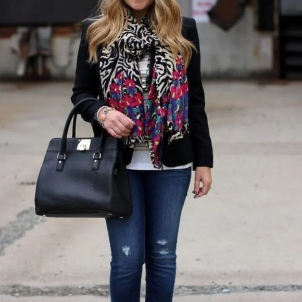 Stella & Dot | Scarf | Jeweled Zebra Luxembourg